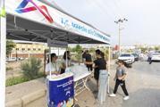LGS’ye giren öğrenci ve ailelerine su ikramı