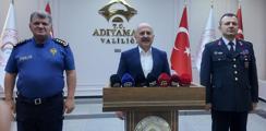 Adıyaman Valisi Osman Varol, kentin bir aylık asayiş verilerini açıkladı