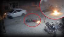 Şerit ihlali yapan otomobil 2 motosiklete çarptı: 1 ölü, 3 yaralı