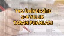 YKS ÜNİVERSİTE TABAN PUANLARI 2025 AÇIKLANDI MI? 2-4 Yıllık Önlisans ve Lisans Üniversite taban puanları ve başarı sıralamaları! EA-SÖZEL-SAYISAL Üniversite bölümleri ve başarı sıralamaları