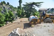 Kumluca'da yayla yollarında bakım ve onarım çalışması