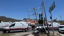 Fethiye'de feci kaza! Çok sayıda yaralı var
