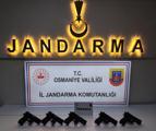 Osmaniye’de jandarmadan silah ve uyuşturucu operasyonu: 5 gözaltı