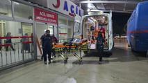 Kontrolden çıkarak devrilen motosikletteki 2 kişi yaralandı