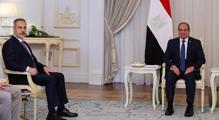 Dışişleri Bakanı Hakan Fidan, Mısır Cumhurbaşkanı Abdülfettah es-Sisi ile görüştü