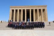 Mersinli itfaiyeciler Anıtkabir'de