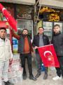Yeşilhisar’da esnafa bayrak dağıtıldı