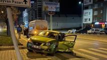 Kayseri’de feci kaza! Otomobil ile ticari araç çarpıştı: 1 yaralı