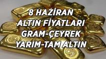 8 HAZİRAN ALTIN FİYATLARI CANLI TAKİP EKRANI | Altın yeni haftaya da düşüşle başladı! Gram-Çeyrek altın ne kadar oldu? Güncel altın fiyatları...