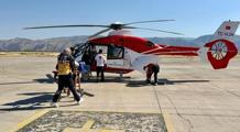 Şırnak’ta 2 hasta helikopter ambulanslarla Diyarbakır ve Van'a sevk edildi