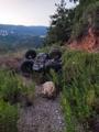 Alanya'da ATV uçuruma yuvarlandı: 1 yaralı