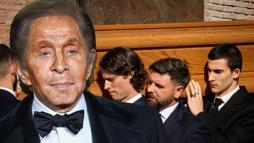 93 yaşında hayatını kaybetmişti! İtalyan modacı Valentino, Roma'da son yolculuğuna uğurlandı
