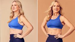 Sarkmış göbeğini hiç kilo vermeden 5 haftada eritti! Yaşından daha genç görünüyor