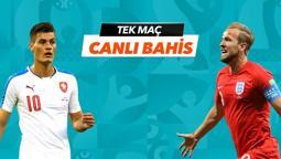 Çekya - İngiltere maçı Tek Maç ve Canlı Bahis seçenekleriyle Misli.com’da