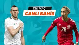 Galler - Danimarka maçı Tek Maç ve Canlı Bahis seçenekleriyle Misli.com’da