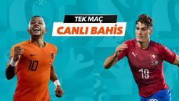 Hollanda - Çekya maçı Tek Maç ve Canlı Bahis seçenekleriyle Misli.com’da