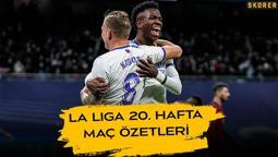 LA LIGA | 20. HAFTA | Maç özetleri | Real Madrid gol oldu yağdı...