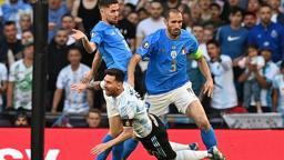 İtalya - Arjantin maçından kareler