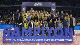 Fenerbahçe Opet'in şampiyonluk kutlamasından kareler