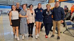 Aysu Türkoğlu'nu Bodrum'da ailesi karşıladı!