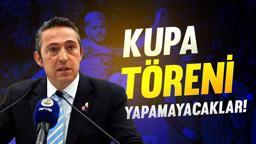 Fenerbahçe'nin muhtemel Süper Kupa planı ortaya çıktı! 'Galatasaray kupa töreni yapamayacak'