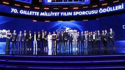 70. Gillette Milliyet Yılın Sporcusu Ödül Töreni'nden kareler