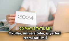 20 MAYIS 2024 PAZARTESİ GÜNÜ OKULLAR TATİL Mİ? 19 Mayıs Atatürk'ü Anma, Gençlik ve Spor Bayramı'nın ertesi günü 20 Mayıs'ta okullar tatil mi olacak?