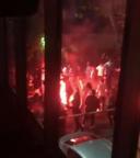 İstanbul- Kadıköy'de Galatasaray Spor Kulübü Kalamış Tesisleri'nde taraftarlar arasında gerginlik