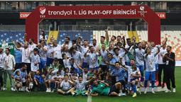 Bodrum FK'nın şampiyonluk kutlamasından kareler