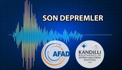 TÜRKİYE'DEKİ SON DEPREMLER: AZ ÖNCE DEPREM Mİ OLDU? Son dakika hangi şehirde, kaç şiddetinde deprem oldu? İşte son depremler listesi