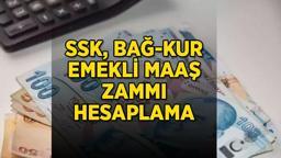 YENİ EMEKLİ MAAŞ ZAMMI HESAPLAMA! 📃 SSK, BAĞ-KUR (4A, 4B, 4C) emekli maaş zam oranı yüzde kaç olacak? Kasım-Aralık ayı enflasyon beklentisi ne yönde?