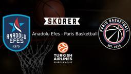 AVRUPA SAHNESİNDE! Anadolu Efes - Paris basketbol maçı ne zaman, saat kaçta? THY Euroleague Anadolu Efes - Paris maçı hangi kanalda?