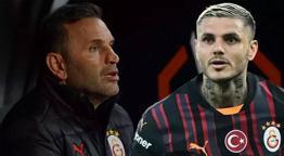 Galatasaray'da Okan Buruk'tan zemin cevabı! Mauro Icardi açıklaması