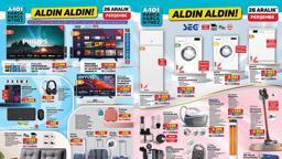 BU HAFTAKİ A101 AKTÜEL KATALOĞU (26 ARALIK) 📍 A101 Aldın Aldın 26 Aralık Perşembe aktüel kataloğunda bu hafta neler var? Elektrikli Motorlu Bisiklet, Dikey Isıtıcı, Buhar Kazanlı Ütü...