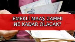 EMEKLİ MAAŞI ZAM ORANI HESAPLAMA: 2025 Ocak SSK - Bağkur 6 aylık enflasyon farkı ile 12.500 TL en düşük emekli maaşı zammı ne kadar olacak?