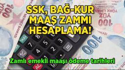 SSK, BAĞ-KUR 2025 OCAK EMEKLİ MAAŞ ZAMMI | Zamlı emekli maaşları ne zaman ödenecek? En düşük emekli aylığı ne kadar oldu? 4A, 4B, 4C emekli maaş zammı hessaplama ekranı