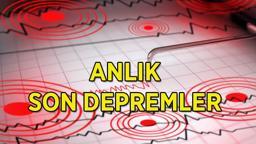 SON DEPREMLER LİSTESİ: 23 Ocak 2025 Perşembe Az önce deprem mi oldu? Deprem nerede ve kaç şiddetinde oldu? AFAD son depremler listesi