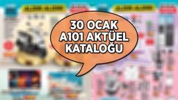 YARIN RAFLARDA SATIŞA ÇIKIYOR! 📣 30 Ocak A101 aktüel kataloğunda hangi ürünler satışa çıkacak? 125 cc Benzinli Motosiklet, Dikiş Makinesi, Boyun Masaj Aleti, Su Sebili...