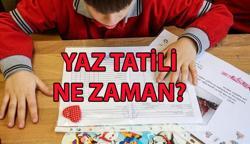 YAZ TATİLİ NE ZAMAN? 🏫 2025 okullar Haziran'ın kaçında kapanacak? İşte karne günü tarihi