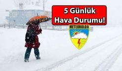 SON DAKİKA HAVA DURUMU HABERİ ❄ İstanbul, Ankara, İzmir ve 81 ilin 5 günlük hava durumu nasıl olacak? Kar yağacak mı, ne zaman ve nereye yağacak?