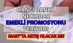 EMEKLİ MAAŞI PROMOSYONU HABERLERİ🚩 Emekli promosyonu en yüksek, hangi banka veriyor? Mart'ta promosyonlar artacak mı?