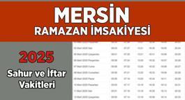 DİYANET MERSİN İMSAKİYE 2025 | İftar Vakti, Sahur Saati Mersin: İmsakiye 2025 Mersin oruç kaçta açılacak, imsak kaçta başlıyor?