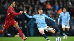 Manchester City - Liverpool maçından kareler