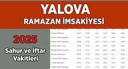 DİYANET YALOVA İMSAKİYE 2025 | İftar Vakti, Sahur Saati Yalova: İmsakiye 2025 Yalova oruç kaçta açılacak, imsak kaçta başlıyor?