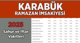 DİYANET KARABÜK İMSAKİYE 2025 | İftar Vakti, Sahur Saati Karabük: İmsakiye 2025 Karabük oruç kaçta açılacak, imsak kaçta başlıyor?