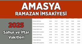 DİYANET AMASYA İMSAKİYE 2025 | İftar Vakti, Sahur Saati Amasya: İmsakiye 2025 Amasya oruç kaçta açılacak, imsak kaçta başlıyor?