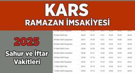 DİYANET KARS İMSAKİYE 2025 | İftar Vakti, Sahur Saati Kars: İmsakiye 2025 Kars oruç kaçta açılacak, imsak kaçta başlıyor?