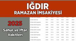 DİYANET IĞDIR İMSAKİYE 2025 | İftar Vakti, Sahur Saati Iğdır: İmsakiye 2025 Iğdır oruç kaçta açılacak, imsak kaçta başlıyor?