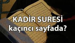 Kadir Suresi Türkçe ile Arapça okunuşu ve meali | Kadir Suresi Kur'an'da kaçıncı sayfada?