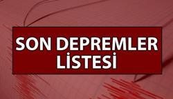 SON DEPREMLER SON DAKİKA 🚩 5 Mayıs az önce deprem mi oldu? En son nerede deprem oldu? AFAD - Kandilli son depremler listesi